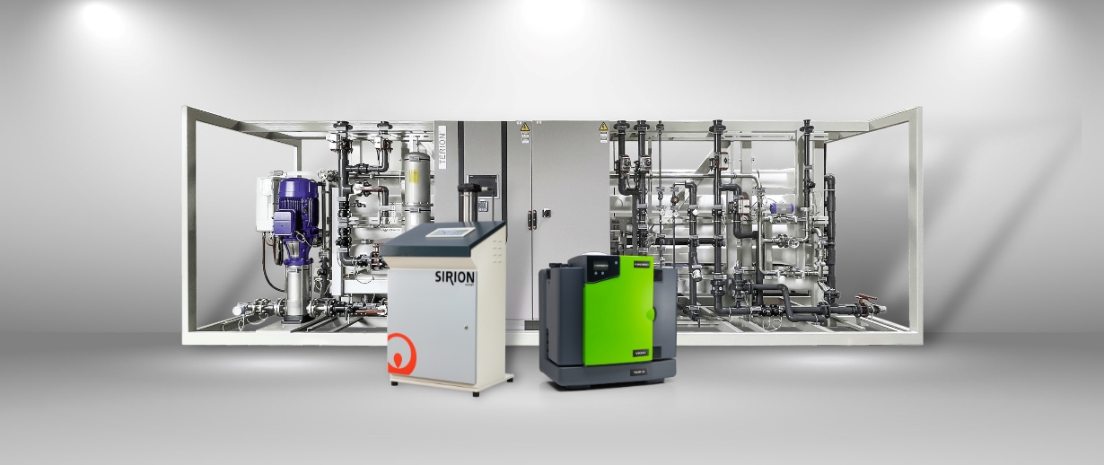 Supporting hydrogen production using packaged water treatment systems